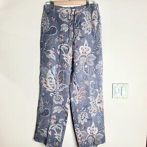 Coldwater Creek Floral-Paisley Pant, Size 10